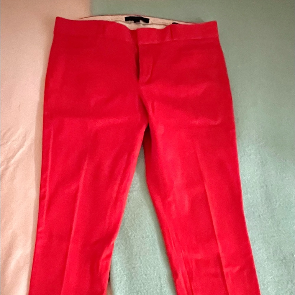 Banana Republic Red Sloan Fit Pants